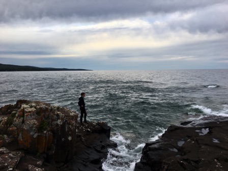 09-01h_Stephen on Artists Pt at Grand Marais